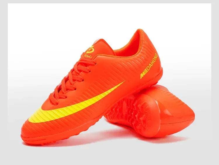 Soccer Shoes For Boys Girls Children'S Youth Broken Studs Flat Bottom For Training Sports Football Boots Cleats Shoes Low-Cut