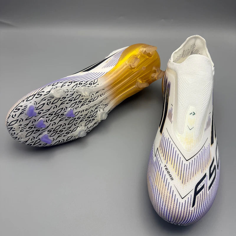 New Men Soccer Shoes Adult Futsal Sport Indoor Football Boots Cleats Non-Slip Boys Grass Ultralight Turf Comfortable Match